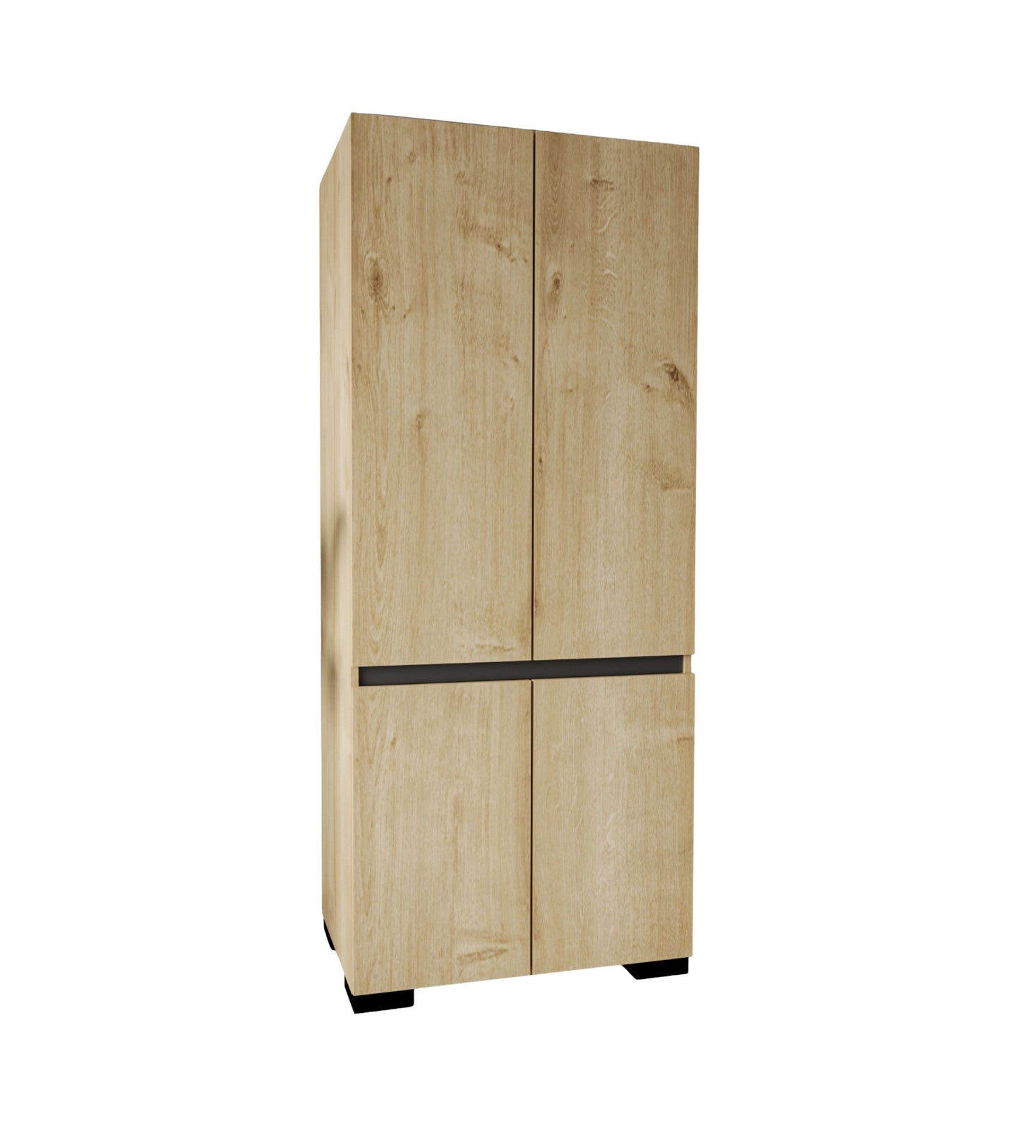 Floransa 4 Kapılı Flr4-ırf Safir - Antrasit Gardırop-çok Amaçlı Dolap-yüklük