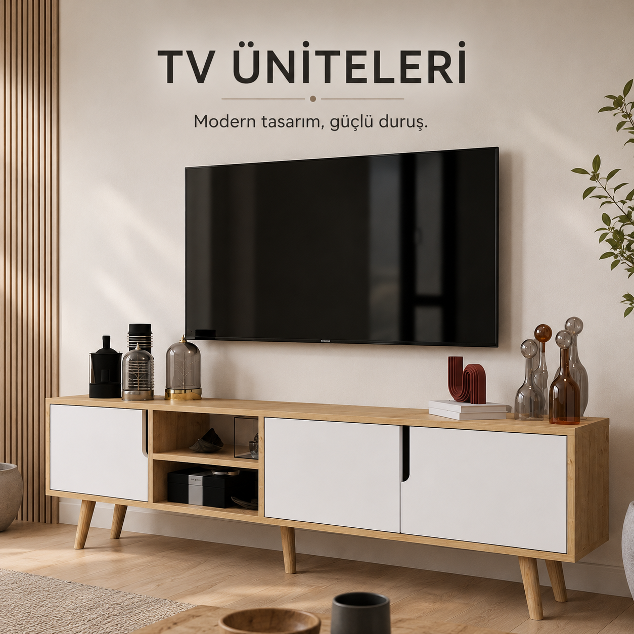 TV Üniteleri - Modern tasarım, güçlü duruş