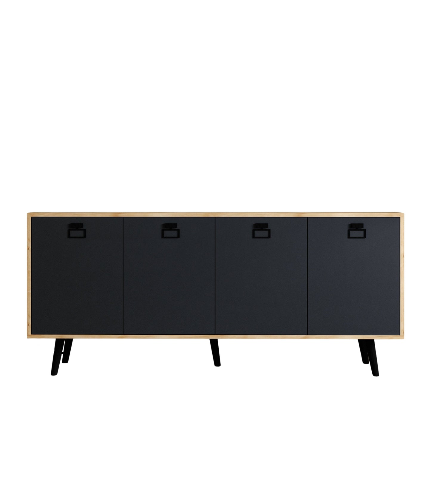 Mirza Modern Konsol 180 Cm Safir Meşe-antrasit