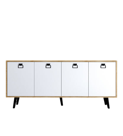 K-702 Mirza Modern Konsol 180 Cm Safir Meşe-beyaz