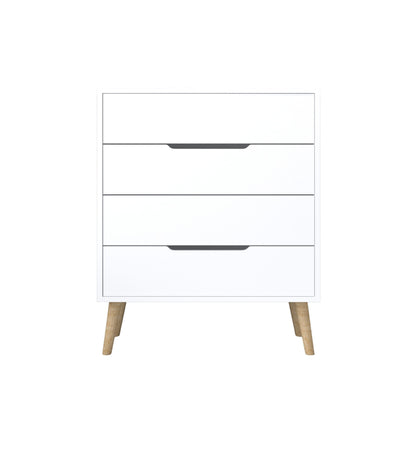 Flora Şifonyer 4 Çekmeceli Yatak Odası Bebek Odası Beyaz