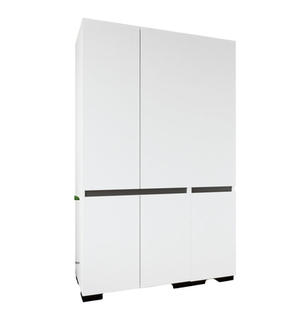 Floransa 6 Kapaklı Beyaz-Antrasit FLR3-IA2 Çok Amaçlı Dolap-Gardırop-Yüklük