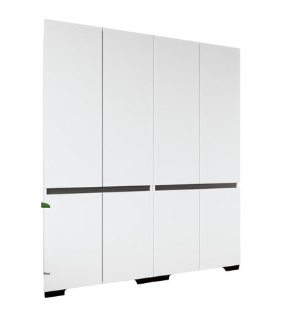 Floransa 8 Kapılı Flr-ıra Beyaz- Antrasit Gardırop