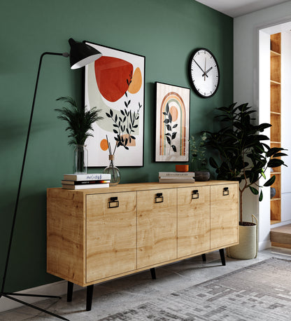 K-701 Mirza Modern Konsol 180 Cm Safir Meşe