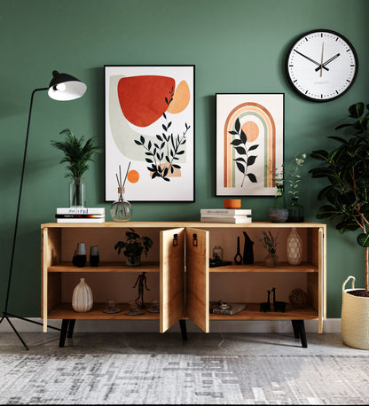 K-701 Mirza Modern Konsol 180 Cm Safir Meşe