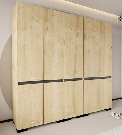 Floransa 10 Kapılı Flr10-A3AR Safir- Antrasit Gardırop -Çok Amaçlı Dolap -Yüklük