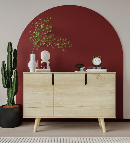 Verona 120 Cm Konsol, Kahve Köşesi, Tv Ünitesi, Çok Amaçlı Ahşap Ayaklı Konsol (K-203)