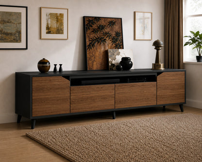 Legno Premium 180cm Konsol Ceviz-Antrasit