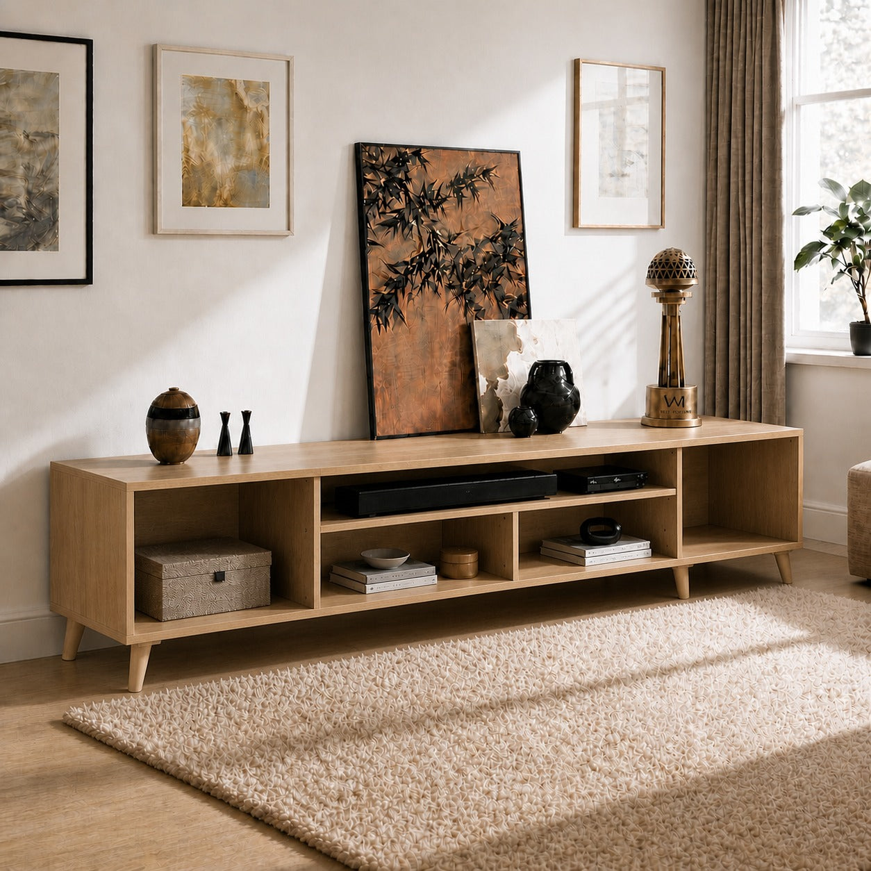 Legno Premium 180cm Modern Tv Ünitesi Safir-Ant