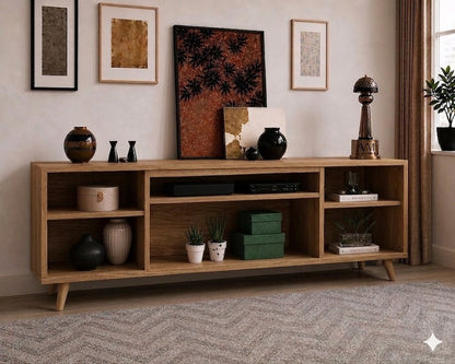 Legno 180cm Konsol Safir Meşe-Antrasit