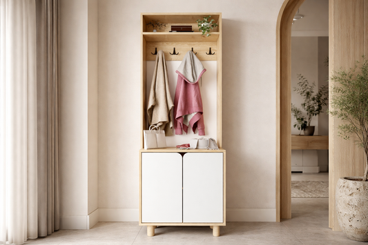 PADOVA Portmanto Vestiyer Ayakkabılık 2 Kapaklı 4 Askılı