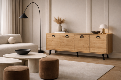 K-701 Mirza Modern Konsol 180 Cm Safir Meşe